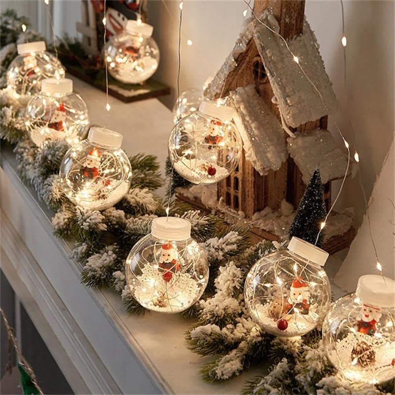 Santa Christmas Wish Balls LED lights