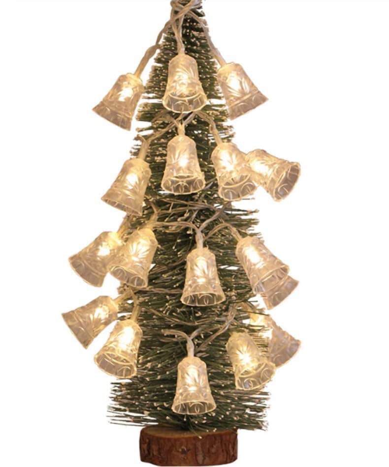 The Purple Tree Christmas Jingle Bell Light String