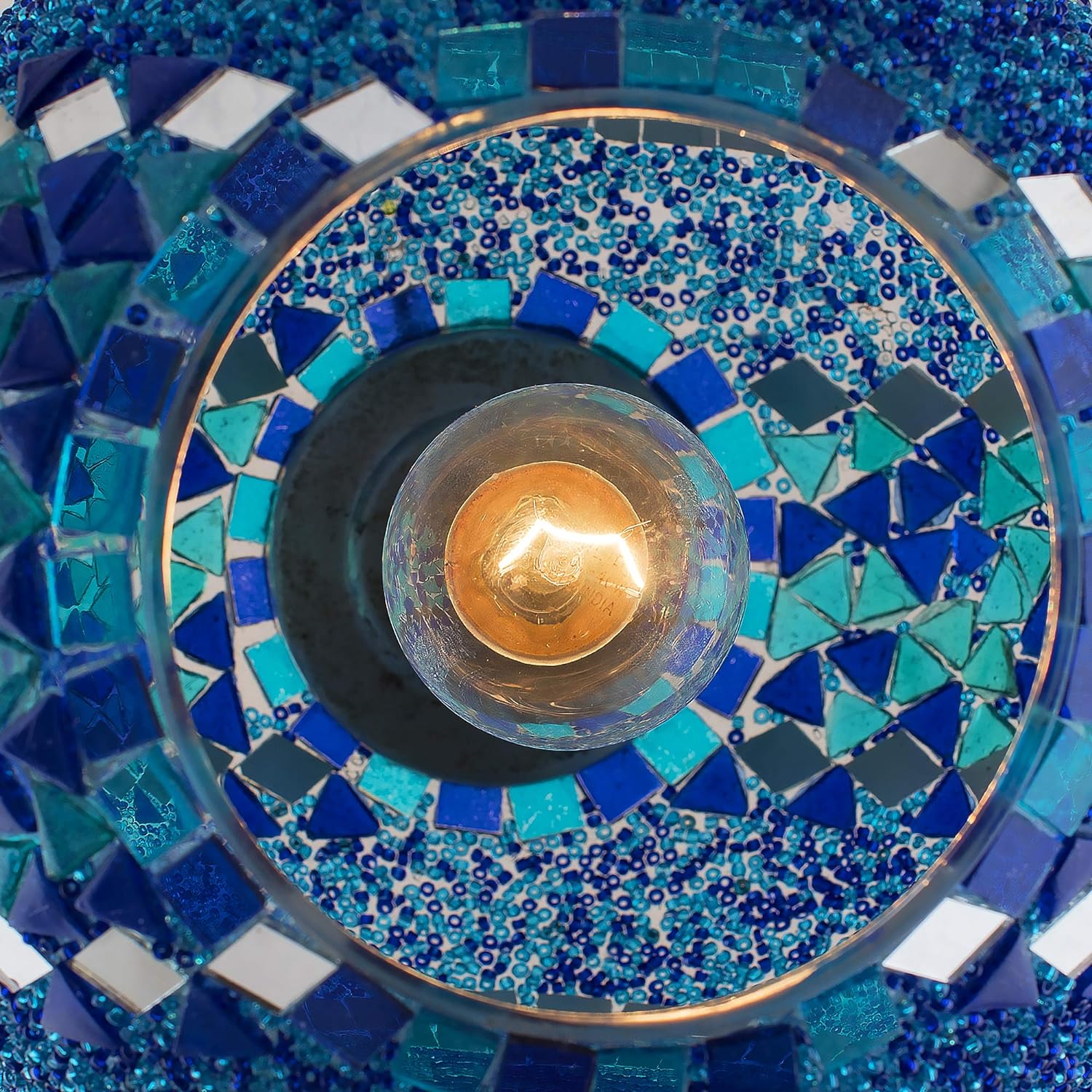 Turkish Moroccan Mosaic Blue Ceiling Hanging Light
