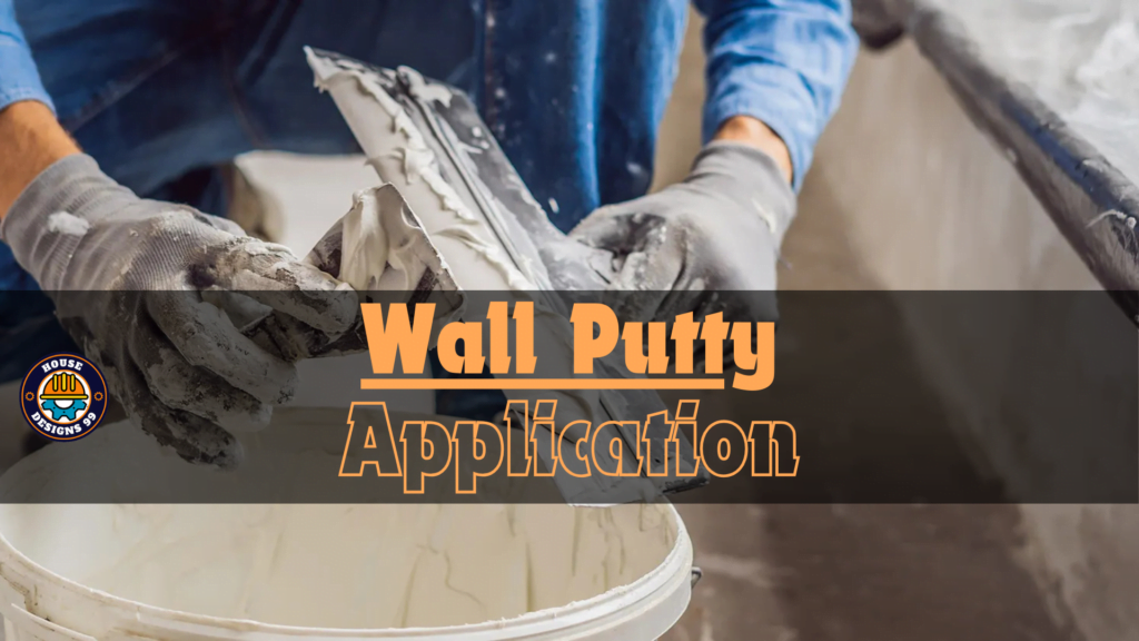 wall putty Application