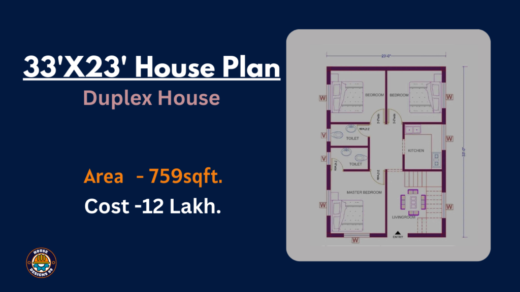 33'X23' House Plan