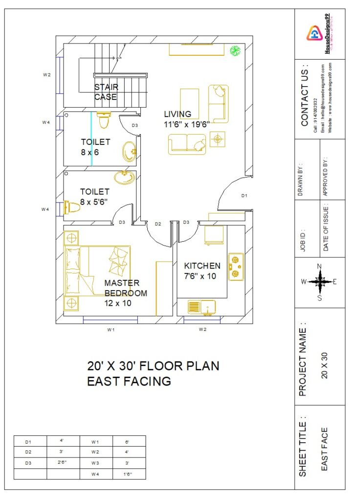 20x30 Floor Plan