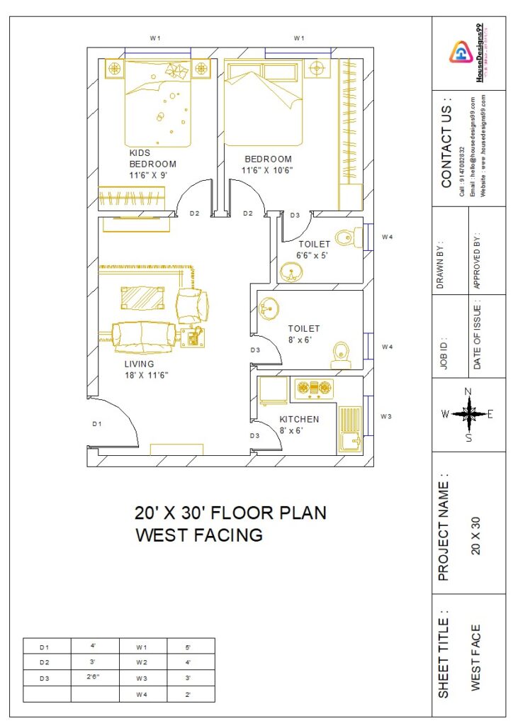 20x30 Floor Plan