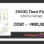 20x30 Floor Plan