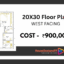 20x30 Floor Plan