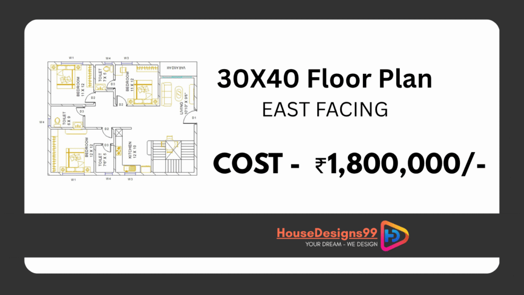 30x40 Floor Plan