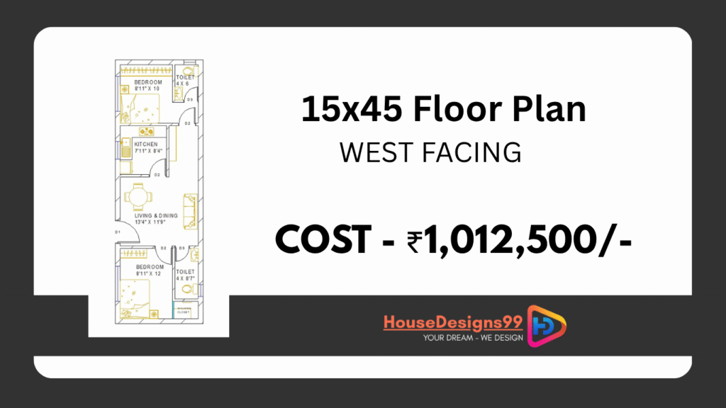 15x45 Floor Plan
