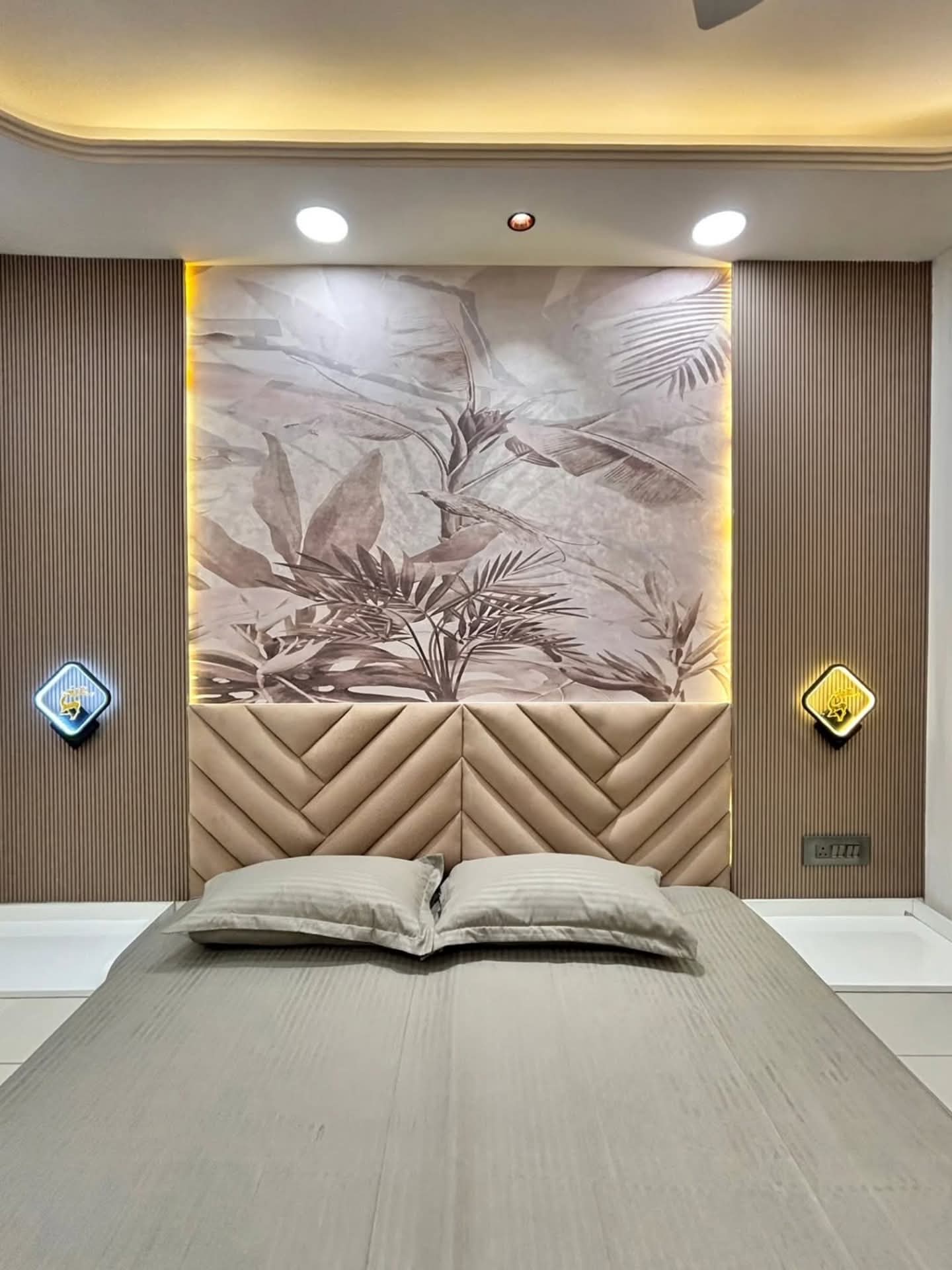 3 BHK flat interior design in Newtown