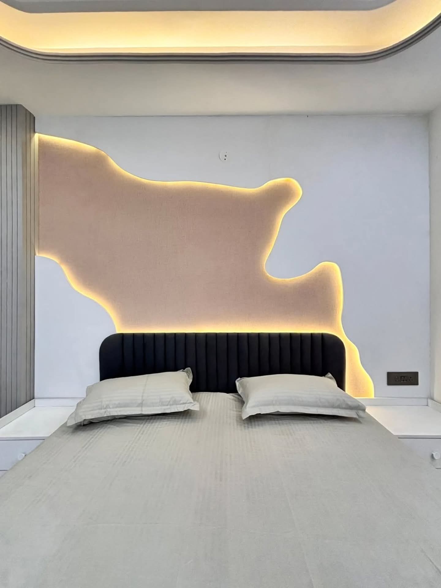 3 BHK flat interior design in Newtown